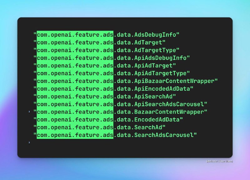 🤖 ChatGPT Android 测试版现广告功能代码，或将推出搜索广告服务据开发者 Tibor Blaho 发现，ChatGPT Android 应用 1.2025.329 测试版中出现了与广告功能相关的代码引用